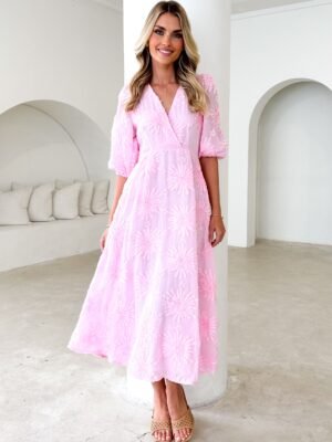 Bayside Midi Dress - Pink